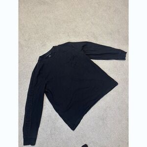 American Eagle Classic Long Sleeve T-Shirt Size XXL Black Sleeve Logo Pocket